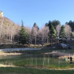 Lago della Madonna di Alto - Svuotamento del bacino lacustre foto di Archivio APAM